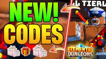 ⛳ New Update ⛳ ELEMENTAL DUNGEONS - ELEMENTAL DUNGEONS CODES