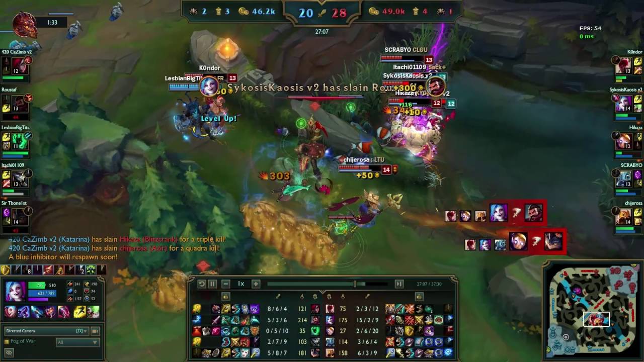 CaZimb - Season 6 Katarina Pentakill clip