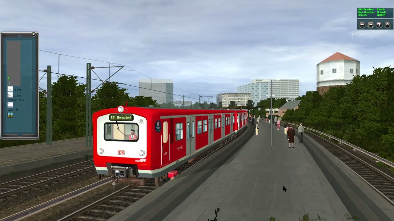 PTP2 - S-Bahn Hamburg - Hauptbahnhof - Bergedorf S21 BR472 [Pro Train Perfect 2] [Trainz 2010]