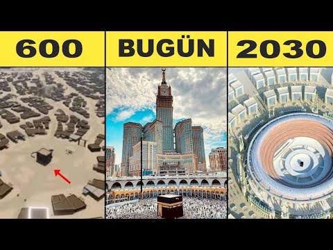 Mekke'nin Evrimi 600-2030. Kabe'nin Gelecekteki Hali Nasıl Olacak? Kabe'nin Bilinmeyen Sırları