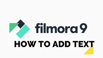 How To Add Text to Video - Filmora 9 Tutorial