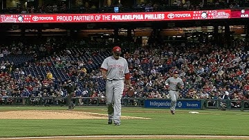 CIN@PHI: Simon fans eight, shuts out Phils over 7 2/3