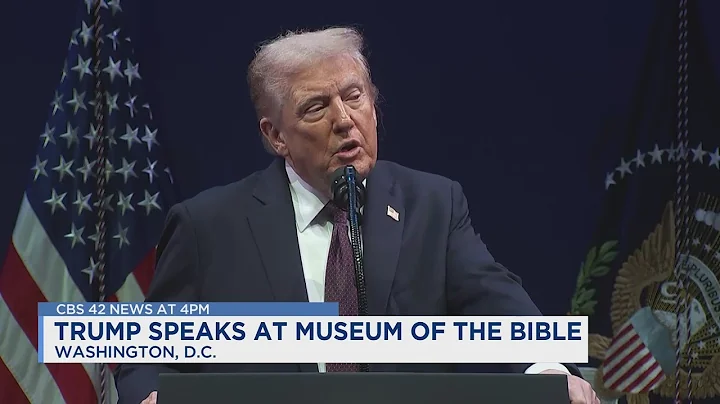 President Trump speaks at Museum of the Bible
