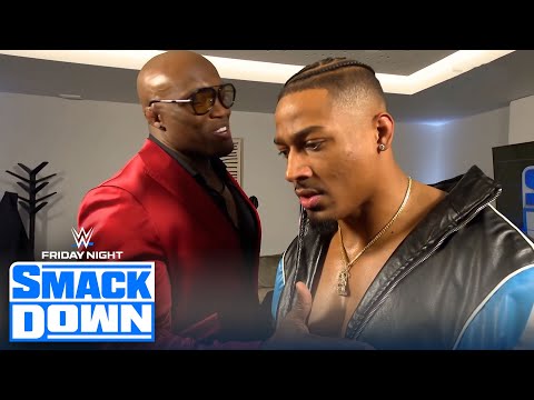 Bobby Lashley warns Carmelo Hayes, ‘Careful who you disrespect around here.’ | WWE on FOX