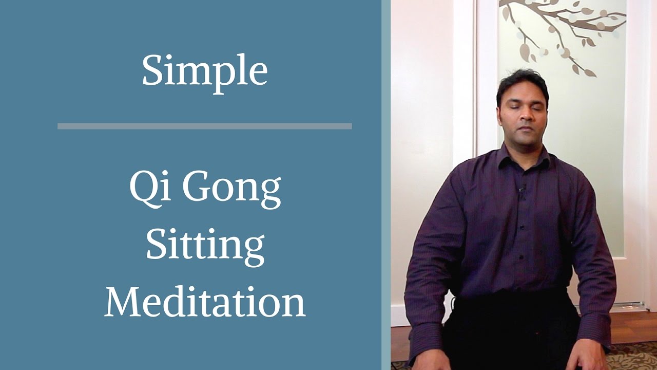 Simple Qigong sitting meditation 5 Minutes of Mindfulness YouTube