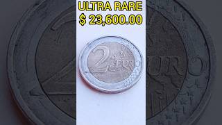 ULTRA RARE $ 23,600.00 Don't Spend This Error Coin 2 Euro Germany Worth Money