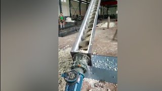 Application of Sawdust Screw Conveyor