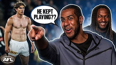 NBA LEGEND reacts to CRAZY AFL moments 😱