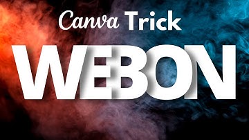 canva tutorial on How To make Text Drop Shadow trick