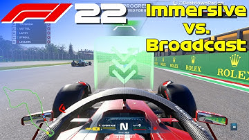 F1 22 - Immersive vs. Broadcast: NEW Formation Lap, Safety Car & Pit Stops