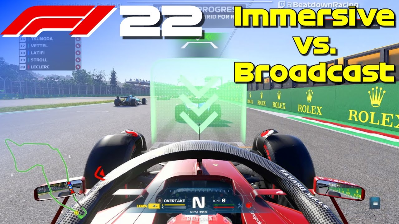 F1 22 - Immersive vs