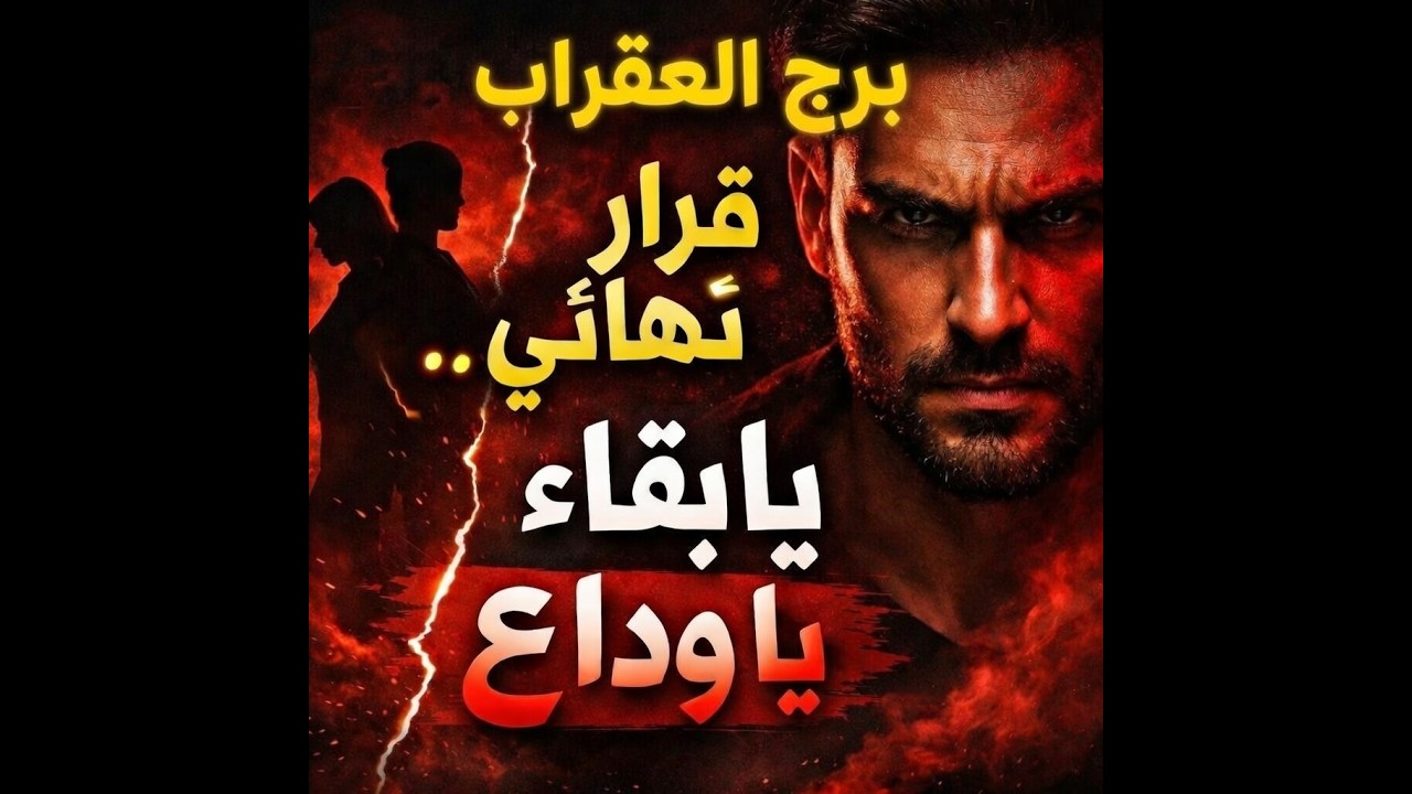 برج العقرب الأيام الأربعة القادمة | قرار مصيري، انفصال مفاجئ واسترداد حق