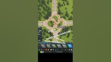 roundabout builder #citiesskylines #gaming #citiesskylinesgame #viral #city #letsplay #pc #mods