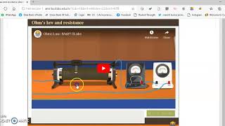 OHM'S LAW USING OLABS