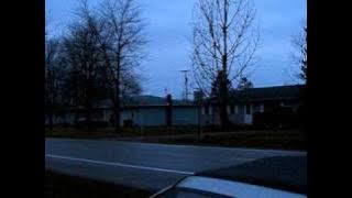 sirens going off in town