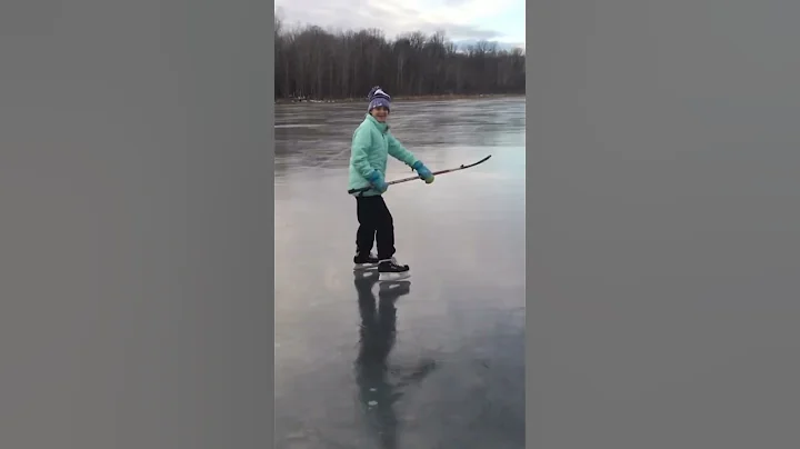Lake Skating in Northern Minnesota!