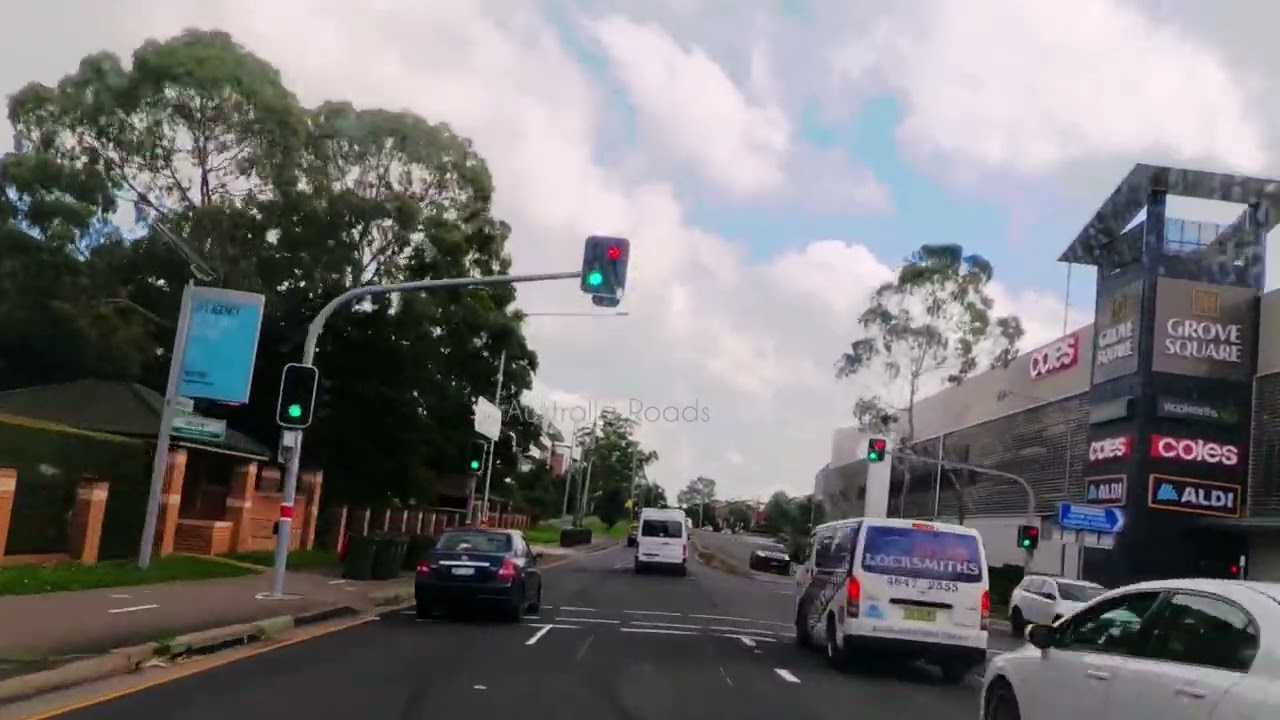 Driving from North Rocks to Rouse Hill Town Centre 🛍️ | Sydney Suburban Road View 4K 🇦🇺 