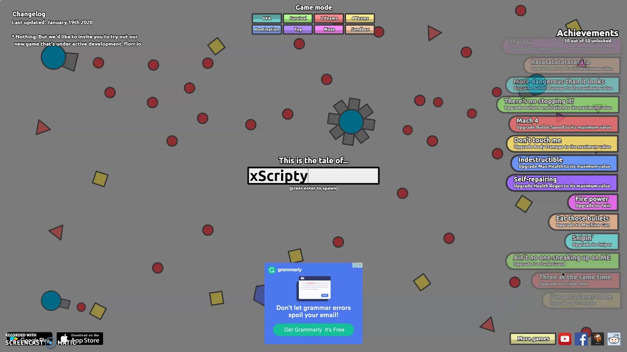 Diep.io - all achievements