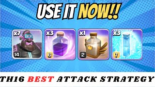 Best Yeeter Attack For 3 Stars Th16 Attack Strategy Clash Of Clans
