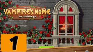 Vampire's Home - Match & Design - Room 1 - Gameplay screenshot 5