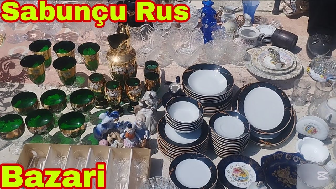 Sabunçu Rus Bazarı Qab Qacağlarin Satişi Ve Alışı #rus #bazar  4 Sentyabr 2025
