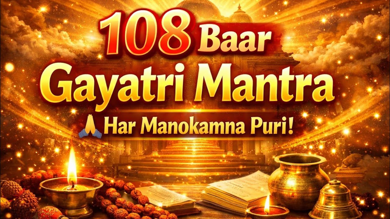 Roz suniye Gayatri Mantra 108 Baar aur paaiye Shanti, Shakti aur Safalta 🙏🔔