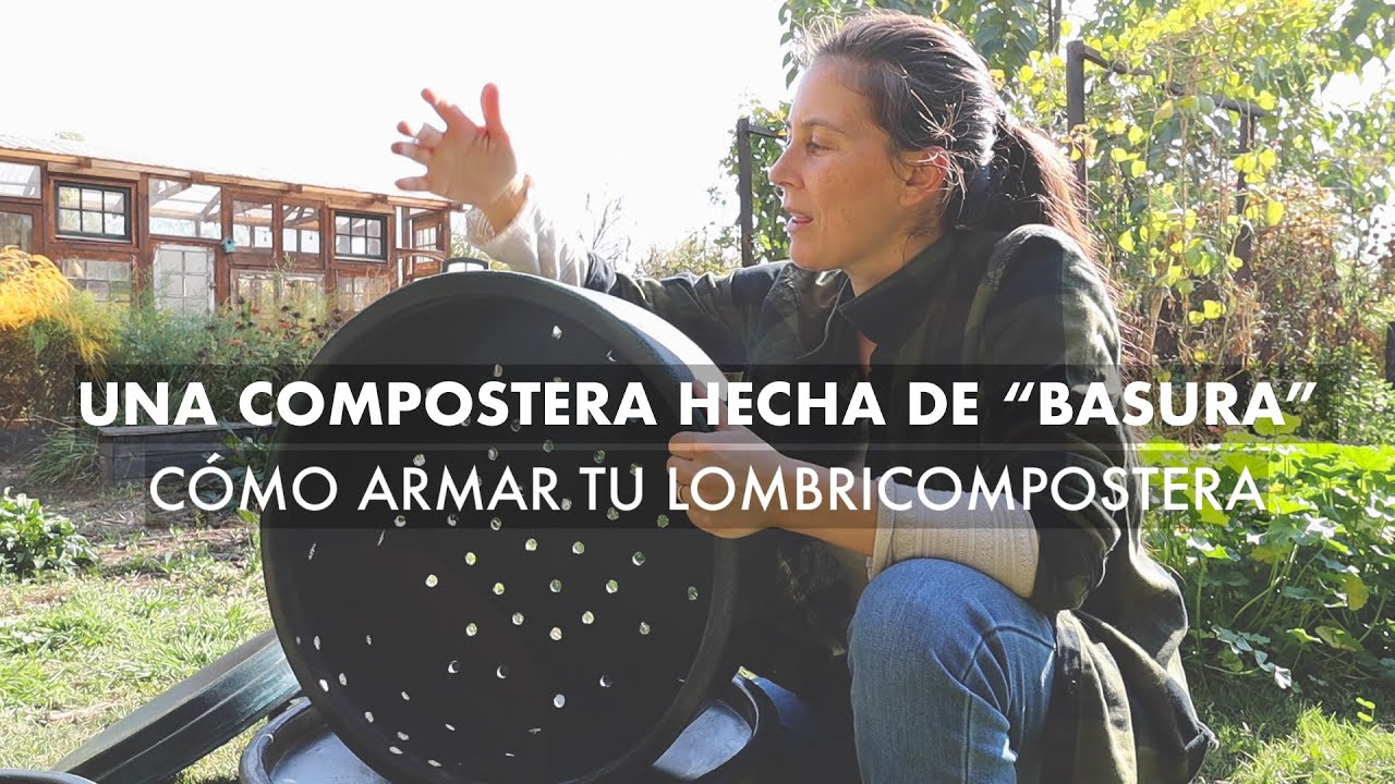 Una compostera hecha de Basura | Cómo armar tu Lombricompostera por primera vez 