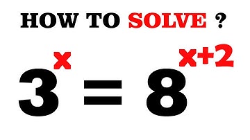 Will You Dare To Solve This Exponential Equation? Easy Explanation @mathsmood