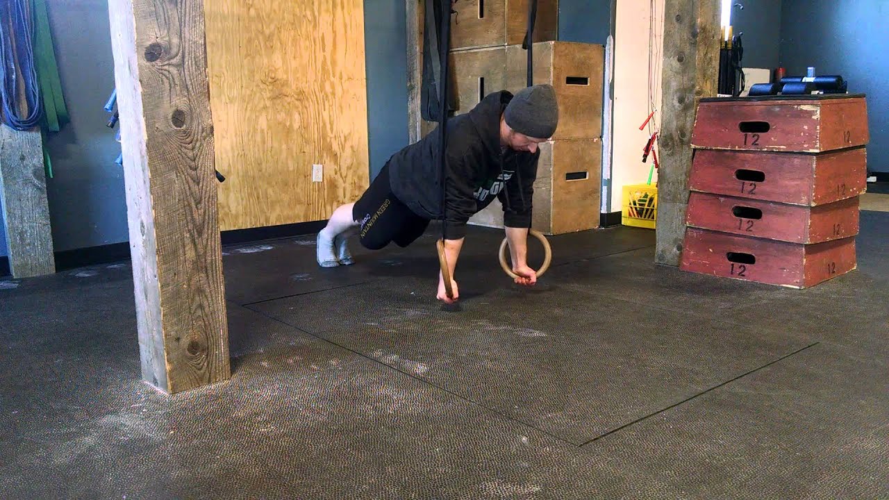Ring push ups - YouTube