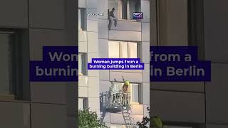 Woman Jumps from 11th Floor of Burning Building Into Fire Brigade s Rescue Basket