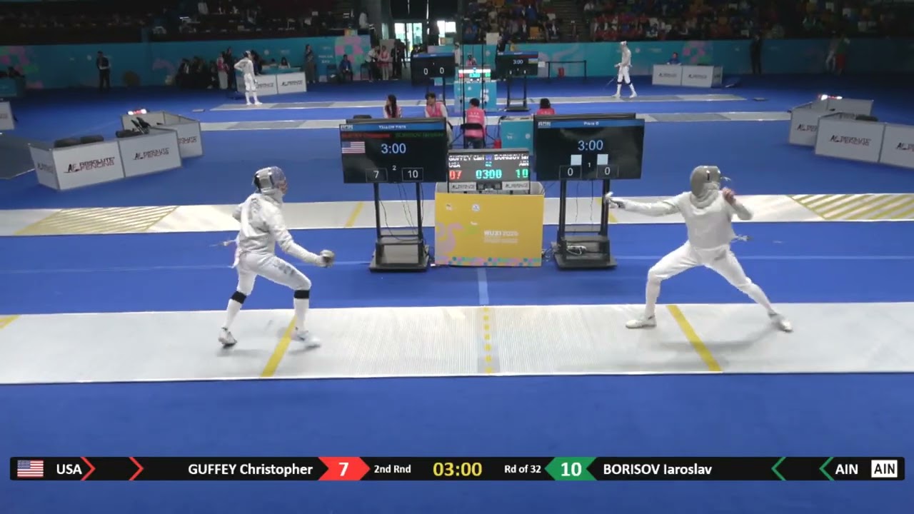 2025 240 CMS Cadet World Championship, Wuxi GUFFEY Christopher vs BORISOV Iaroslav