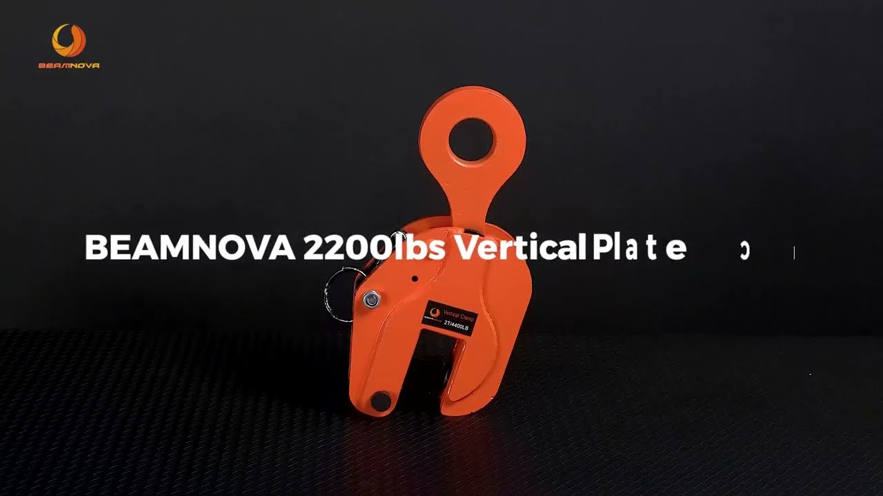 How to use BEAMNOVA 2 Ton 4400 lbs Vertical Plate Lifting Clamp Sheet Metal Lifting Clamp？