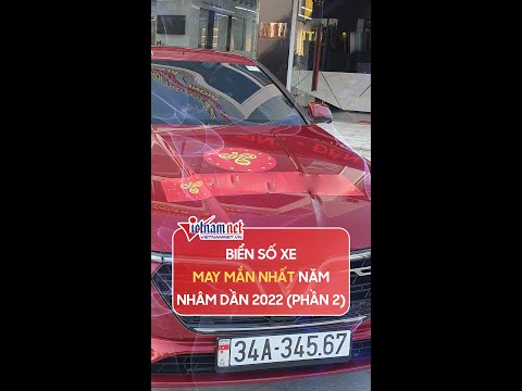 Video Những biển số xe may mắn nhất năm Nhâm Dần 2022 (Phần... - youtube