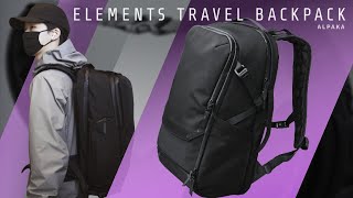 ALPAKA ELEMENTS TRAVEL BACKPACK / The Most Functional and Beautiful Travel Backpack Ever - BPG_206