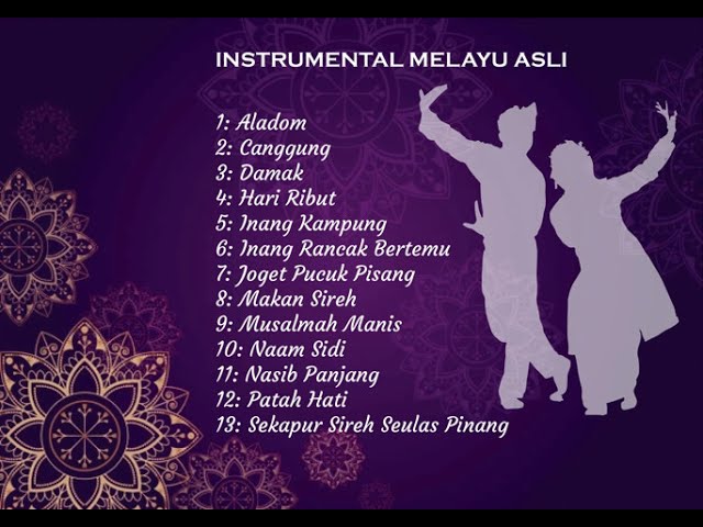 INSTRUMENTAL MALAYU ASLI  Background Music Muzik Latar class=