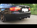 BMW E92 335i N54 Performance exhaust + catless downpipes sound