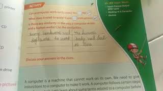 Sky High School | Class-2| L-4 | Computer | Working of a computer | Part -1