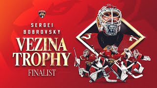 Sergei Bobrovsky named 2023-24 Vezina Trophy Finalist!