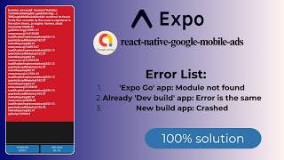 Fix RNGoogleMobileAdsModule Not Found Error in Expo | 100% Working Solution