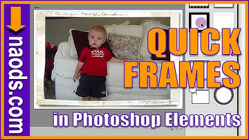 How to Add a FRAME in Photoshop Elements as a Digital Scrapbooker