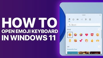How to Open Emoji Keyboard in Windows 11