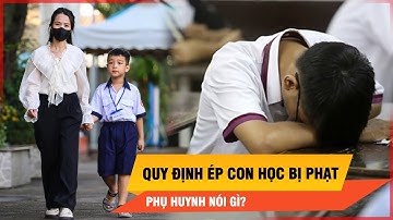 Ép con học bị phạt 10 triệu đồng, phụ huynh nói gì?  | Thời sự