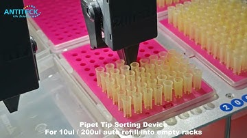 Pipet Tip Sorting Device For Rainin Pipette Tips - Axygen Pipette Tip Refill - Tip Loader - ANTITECK
