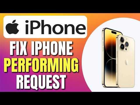 How To Fix iPhone Performing Request Unknown Error | Fix Software Problem Error | Easy Tutorial