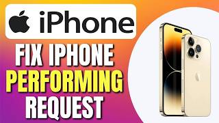How To Fix iPhone Performing Request Unknown Error | Fix Software Problem Error | Easy Tutorial