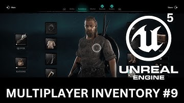UE5 - Multiplayer Inventory Component #9 - Item Menu