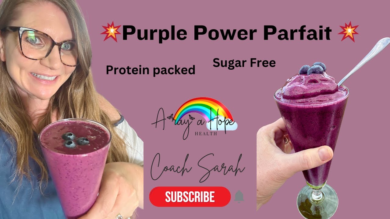 Purple Power Parfait with Coach Sarah