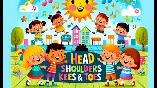 Head Shoulders Knees and Toes | Nursery Rhyme for Kids | Fun & Educational Song for Children