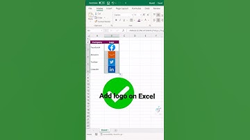 How to add logo on Excel || Create a logo on Excel ||