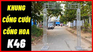Khung cổng cưới khung cổng hoa K46 trang trí đám cưới